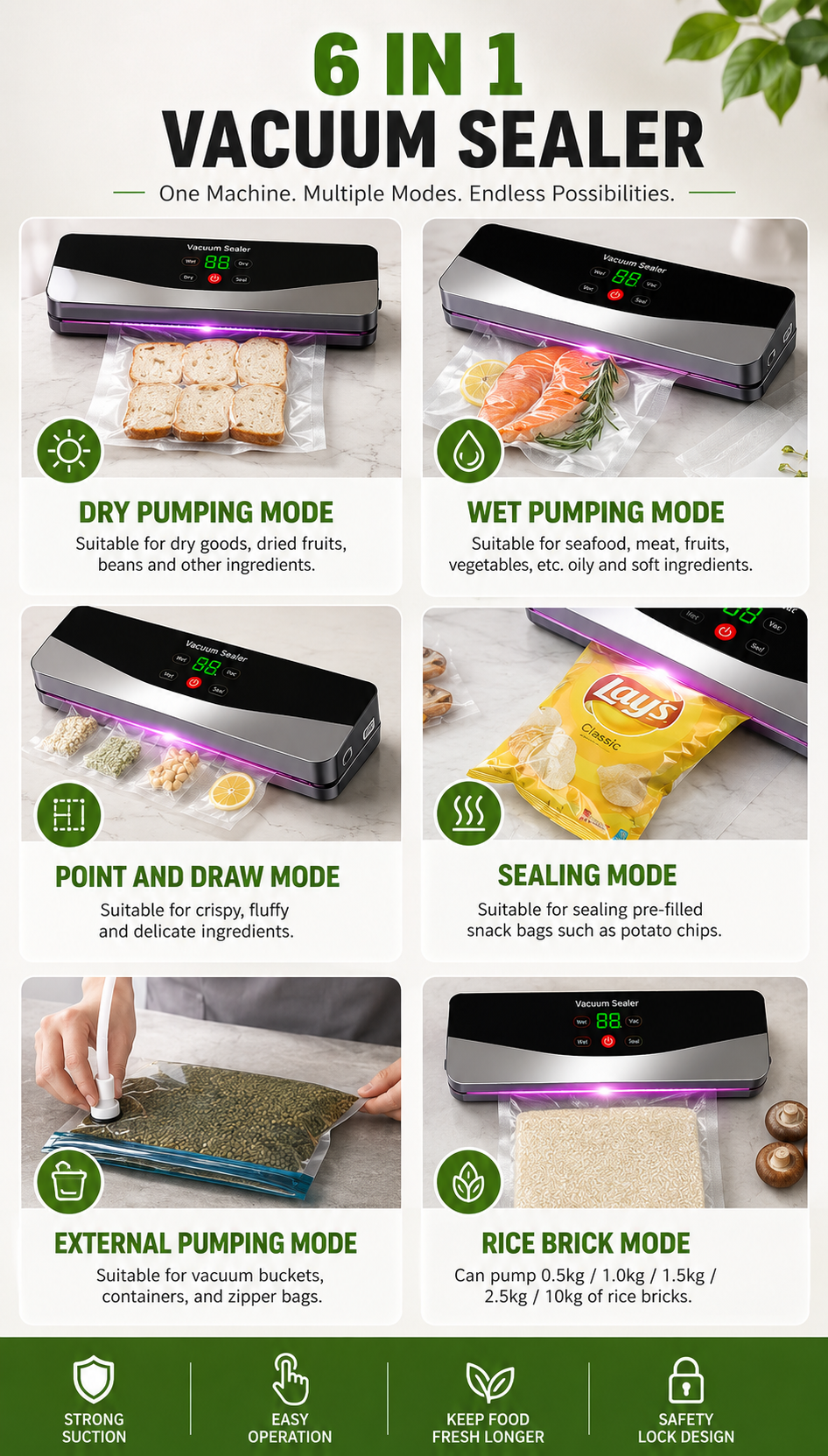 Casakart Freshlock Large Vacuum Sealer™