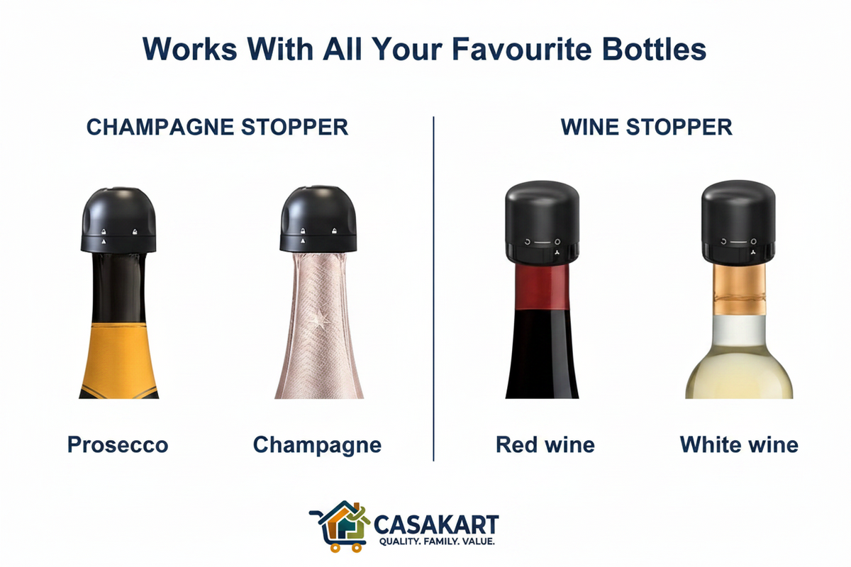 CasaKart Freshlock Wine/Champane Saver™