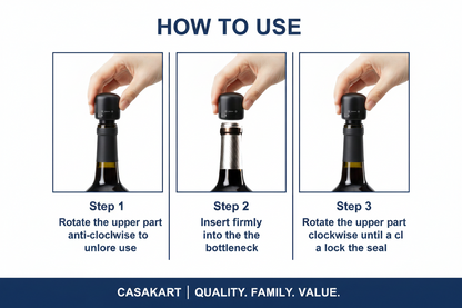 CasaKart Freshlock Wine/Champane Saver™